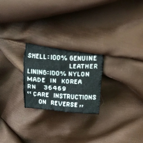 Brown Leather g4000 Jacket - Picture 3 of 8